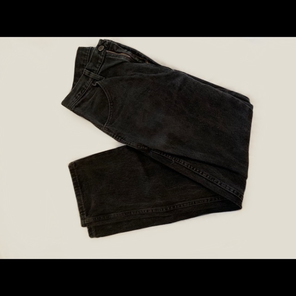 Vintage black denim jeans